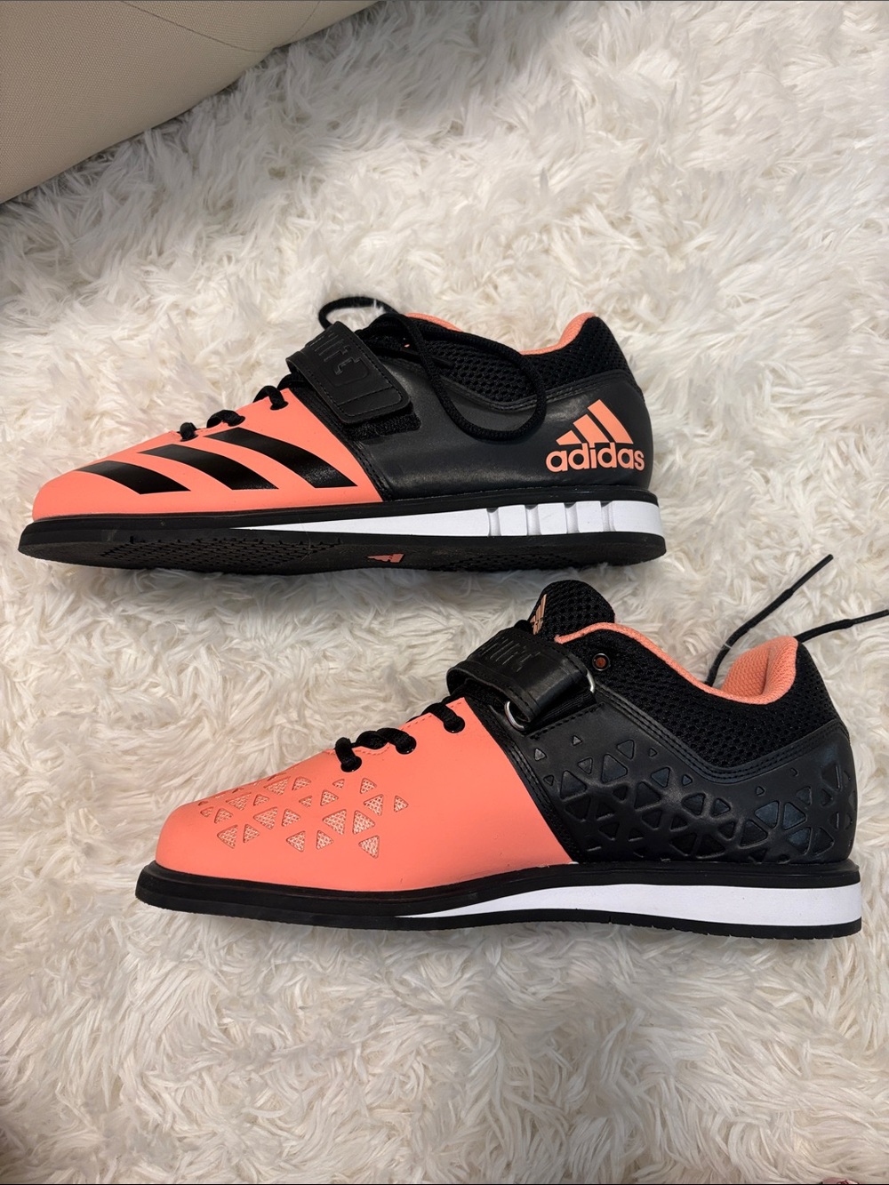 adidas Women's Coral and Black Training Shoes with Strap